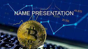 Cryptocurrency Marketing Digital PowerPoint template