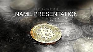 Coinbase Cryptocurrency Bitcoin PowerPoint template