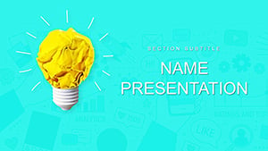 Creative Business Ideas PowerPoint template for presentation, PPTX