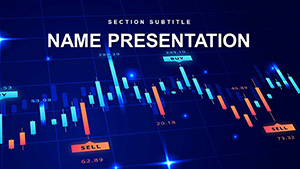 Trend Line Graph PowerPoint template, PPTX Presentation