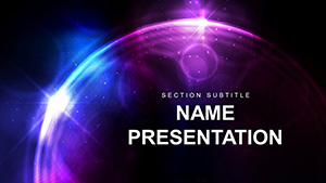 Orbit Plasma PowerPoint Template, PPTX Presentation