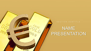 Download Gold Spot Price PowerPoint Template - Economy Presentation