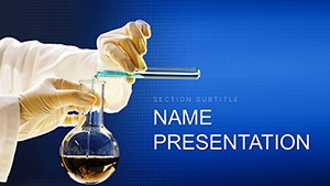 Chemical Reaction, Industry PowerPoint template for presentation, PPTX