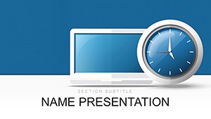 Working hours and work modes PowerPoint template for presentation, PPTX