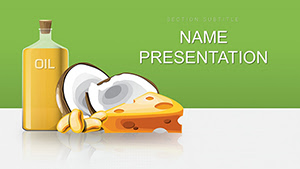 Fats and Oils PowerPoint template for presentation, PPTX