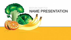 Products Vitamin C Supplement PowerPoint Template for Presentation