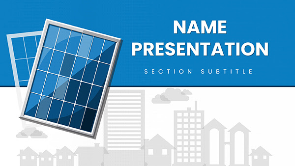Shining a Light on the Future: A Solar Energy PowerPoint Presentation