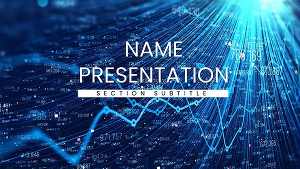 Data Information template for PowerPoint presentation