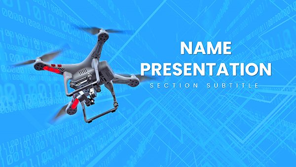 Drone Commercial PowerPoint Template | Perfect for Real Construction Presentations