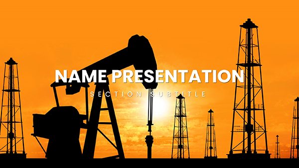 Oil and Gas Extraction Companies Presentation Template | PowerPoint Template