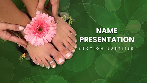 Spa Treatments For Hands and Feet PowerPoint Template Presentation