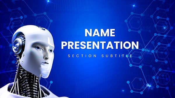 Discover the Power of Robot Artificial Intelligence PowerPoint Template