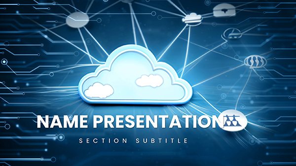 Secure Cloud for Business PowerPoint Template: Presentation