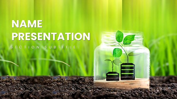 Conservation Ecology PowerPoint Template, PPTX