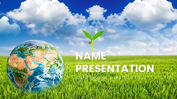 Go Green with the Eco Planet PowerPoint Template Presentation