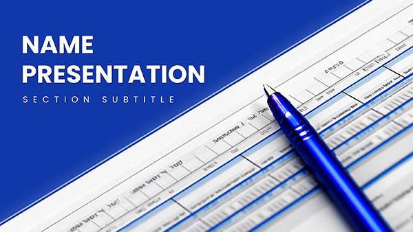 Powerful Business and Financial Documents PowerPoint Template