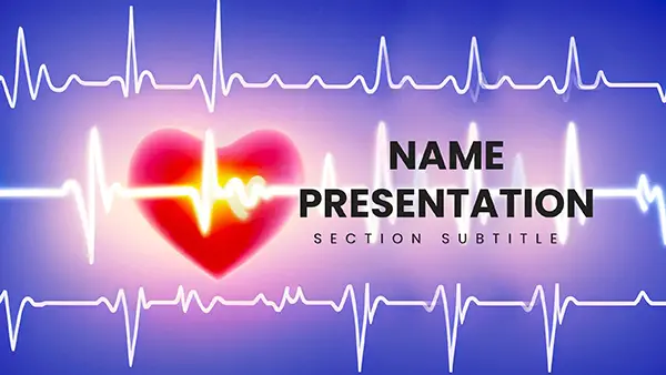 Cardiology and Healthcare PowerPoint Template - Presentation