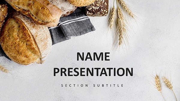 Baking Bread PowerPoint Template: Presentation