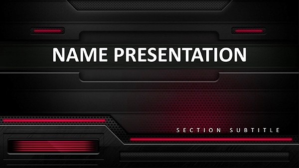 IT Technology PowerPoint Template: Design Presentation