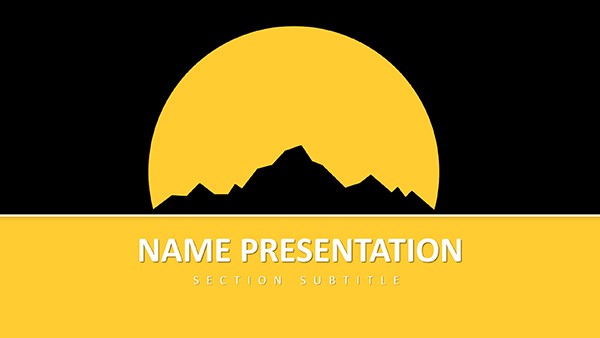 New Beginnings PowerPoint Template: Design Presentation
