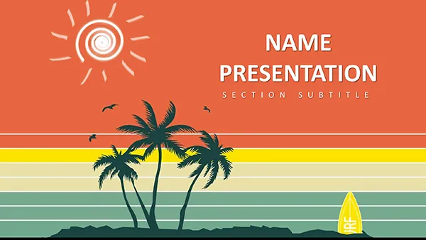 Tropical Paradise Dream Vacation PowerPoint Template