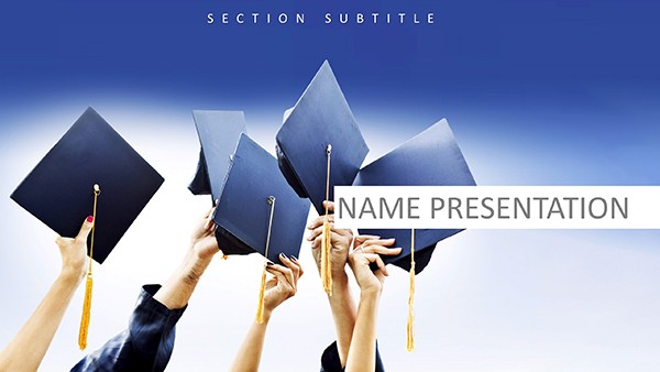 Education: Graduation Ceremony PowerPoint Template