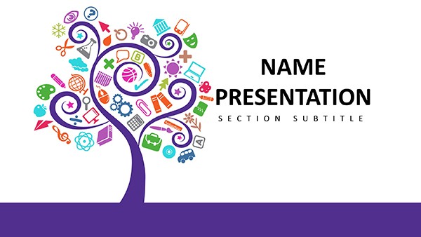 Tree of Knowledge PowerPoint Template