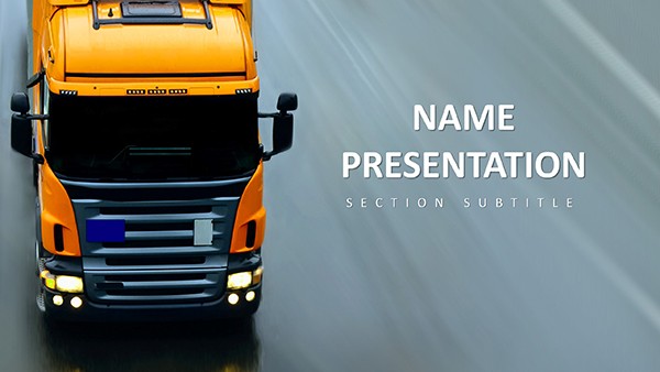 Logistics and Technology PowerPoint Template - Download Presentation