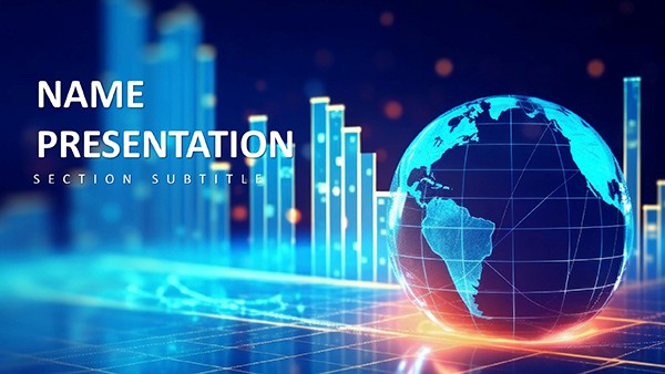 Global Financial Economics PowerPoint template