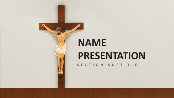 Sacrifice and Salvation: Understanding the Cross PowerPoint Template Presentation