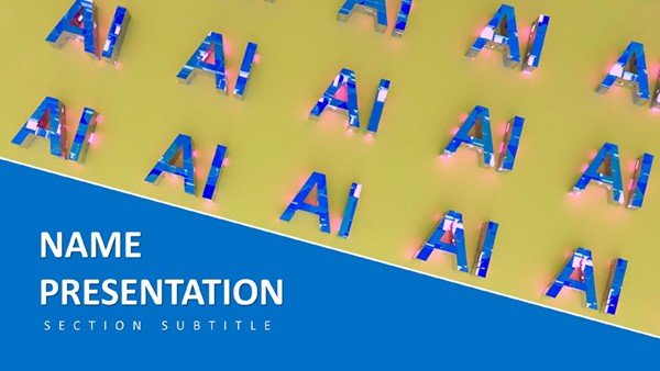 Dynamic AI PowerPoint Presentation Template with Diagrams