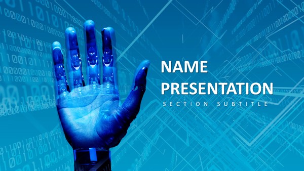 Artificial Intelligence and Future of Work PowerPoint Template - Download PPT