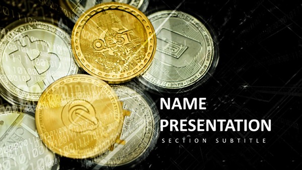 Investing in Cryptocurrency PowerPoint template, PPTX Download