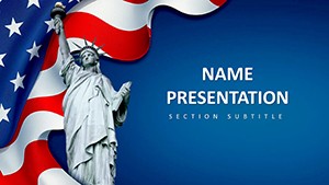 Download American Dream PowerPoint Template | Patriotic PPT Slides