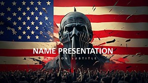 Protests and Demonstrations USA PowerPoint Template - PPT Free Download - Slide #1