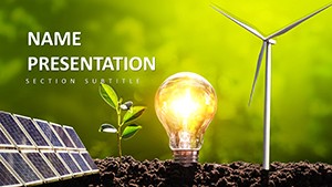 Green Technology and Renewable Energy Template for PowerPoint Presentations