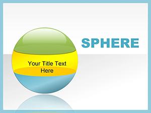 3D Sphere PowerPoint Shapes Template for Presentations