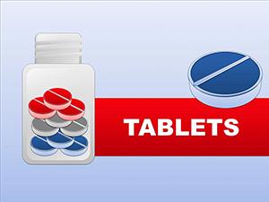 Tablets PowerPoint shapes Templates for Presentation