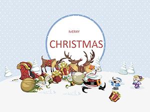 High-Quality Merry Christmas PowerPoint Shapes | Download Now