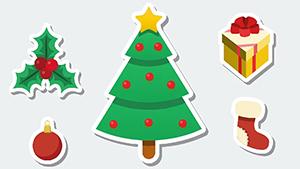 Ideas for Christmas PowerPoint shapes