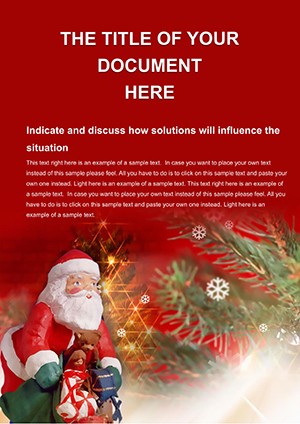 Celebrate New Year Theme Word Template | Download Now!