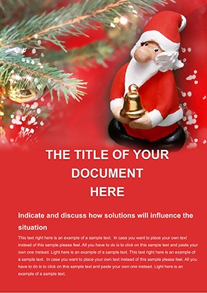 Festive Solutions Word Template - Download Free - Slide #1