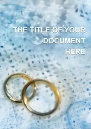 Wedding rings buy Word template
