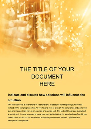 New Year Congratulations Word template