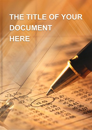 Financial analysis Word template