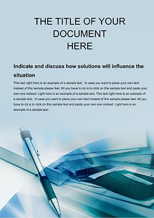 Preparation Business Strategy Word template