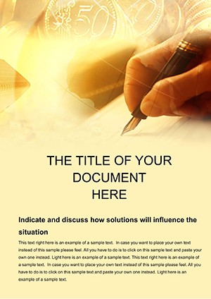 Sign financial documents Word templates