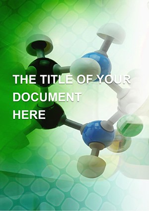 Chemical bulb for Laboratories: Chemistry Word template