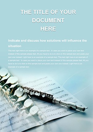 Music Lesson Word Template - Download, Customize, and Print