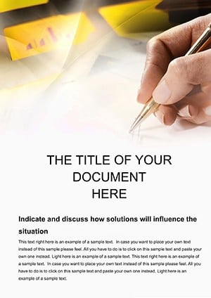 Subscribes business document Word template